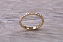 Load image into Gallery viewer, Traditional Diamond set Yellow Gold Eternity Ring