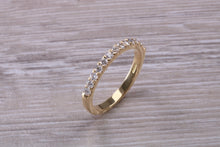 Load image into Gallery viewer, Traditional Diamond set Yellow Gold Eternity Ring