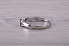 Load image into Gallery viewer, Dainty Diamond set White Gold Ring