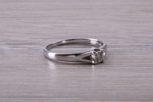 Dainty Diamond set White Gold Ring