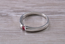 Load image into Gallery viewer, Petite Round cut Ruby Ring