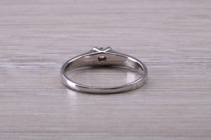 Dainty Diamond set White Gold Ring