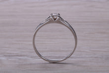 Load image into Gallery viewer, Dainty Diamond set White Gold Ring