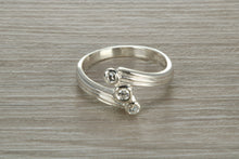 Load image into Gallery viewer, Sterling Silver Cubic Zirconia set Ring