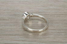 Load image into Gallery viewer, Sterling Silver White C Z Trilogy Ring