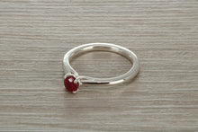 Load image into Gallery viewer, Natural Ruby Solitaire Ring