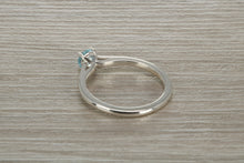 Load image into Gallery viewer, Natural Aquamarine Solitaire Ring