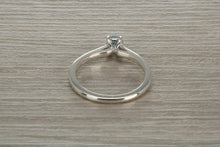 Load image into Gallery viewer, Natural Aquamarine Solitaire Ring