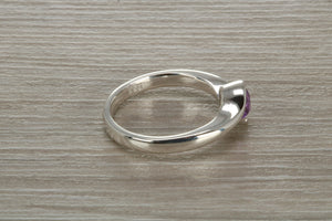 Natural Amethyst Chunky Twist Ring