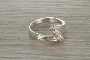 Sterling Silver Cubic Zirconia set Ring