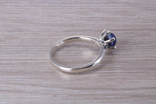 Load image into Gallery viewer, Lapis Lazuli Cabochon cut Solitaire