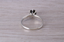 Load image into Gallery viewer, Black Onyx Cabochon cut Solitaire