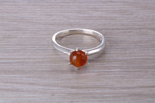 Load image into Gallery viewer, Cabochon cut Citrine Solitaire