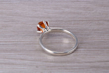 Load image into Gallery viewer, Cabochon cut Citrine Solitaire