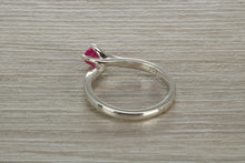 Load image into Gallery viewer, Natural Ruby Solitaire Ring