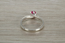 Load image into Gallery viewer, Natural Ruby Solitaire Ring