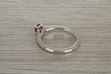 Load image into Gallery viewer, Natural Ruby Solitaire Ring