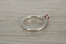 Load image into Gallery viewer, Natural Ruby Solitaire Ring