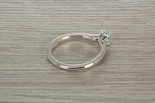 Load image into Gallery viewer, Natural Aquamarine Solitaire Ring