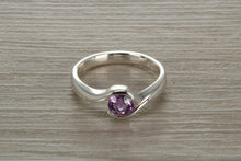 Load image into Gallery viewer, Natural Amethyst Chunky Twist Ring