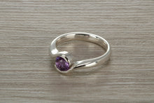 Load image into Gallery viewer, Natural Amethyst Chunky Twist Ring