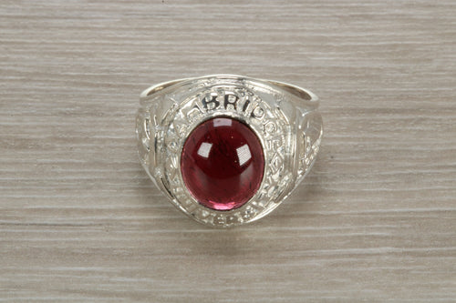 Gents Sterling Silver College Ring