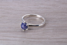 Load image into Gallery viewer, Lapis Lazuli Cabochon cut Solitaire