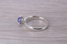 Load image into Gallery viewer, Lapis Lazuli Cabochon cut Solitaire