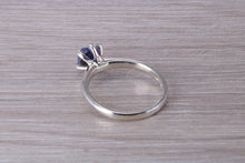 Load image into Gallery viewer, Lapis Lazuli Cabochon cut Solitaire
