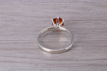 Load image into Gallery viewer, Cabochon cut Citrine Solitaire