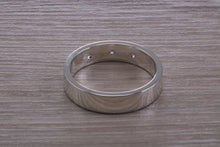 Load image into Gallery viewer, Three Round cut Tanzanite set Chunky Band