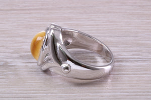 Cats Eye Ring. Very Chunky Ring Made From Solid Sterling Silver