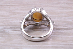 Cats Eye Ring. Very Chunky Ring Made From Solid Sterling Silver