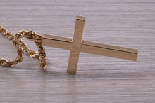 Load image into Gallery viewer, Yellow Gold Cross Necklace, Made from 9ct Gold