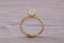 Load image into Gallery viewer, Classic One carat Princess cut Diamond Solitaire, Simple and Elegant Design