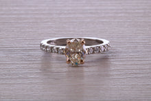 Load image into Gallery viewer, One and Quarter carat Oval cut Diamond Engagement Ring