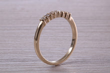 Load image into Gallery viewer, Seven Stone Diamond set Yellow Gold Eternity Ring