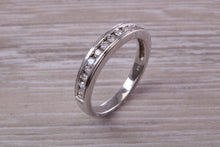 Load image into Gallery viewer, Traditional Round cut Diamond set 18ct White Gold Eternity Ring