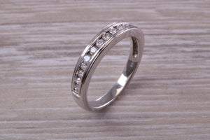 Traditional Round cut Diamond set 18ct White Gold Eternity Ring