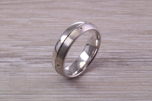 Load image into Gallery viewer, Sterling Silver 6 mm Wide Fashioned Band