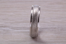 Load image into Gallery viewer, Sterling Silver 6 mm Wide Fashioned Band