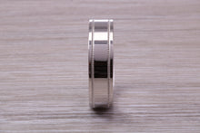 Load image into Gallery viewer, Sterling Silver 6 mm Wide Fashioned Band