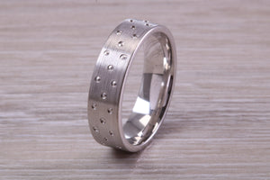 Sterling Silver 6 mm Wide Fashioned Band