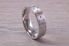 Load image into Gallery viewer, Sterling Silver 6 mm Wide Fashioned Band