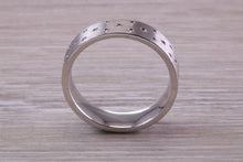 Load image into Gallery viewer, Sterling Silver 6 mm Wide Fashioned Band