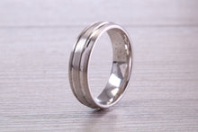 Load image into Gallery viewer, Sterling Silver 6 mm Wide Fashioned Band
