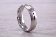 Load image into Gallery viewer, Sterling Silver 6 mm Wide Fashioned Band