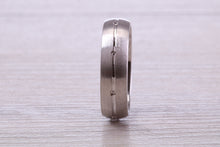 Load image into Gallery viewer, Sterling Silver 6 mm Wide Fashioned Band