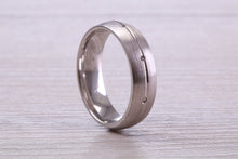 Load image into Gallery viewer, Sterling Silver 6 mm Wide Fashioned Band