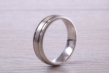 Load image into Gallery viewer, Sterling Silver 6 mm Wide Fashioned Band